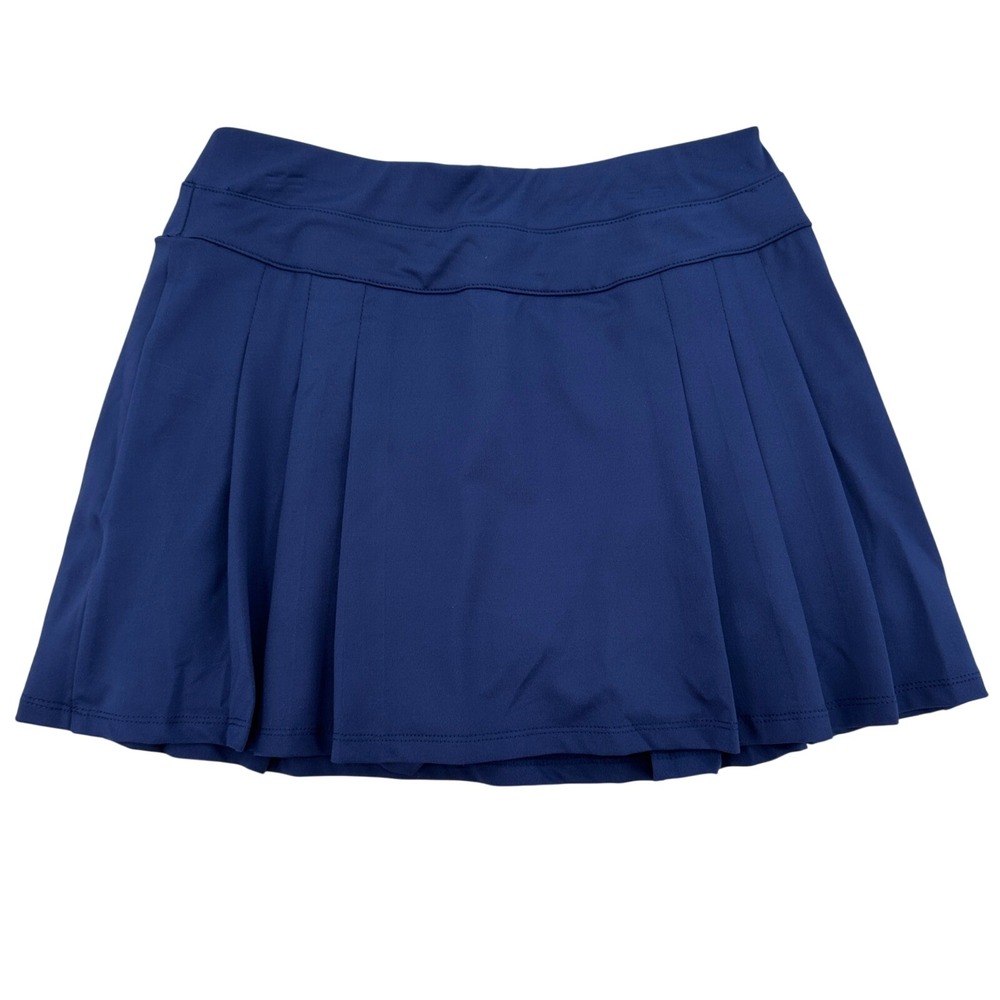 Onbay Women Sz Medium Navy Blue Pleated Tennis Skort Athletic Skirt  NWT Casual